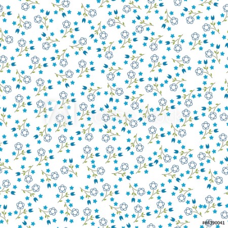 Picture of Small flowers seamless pattern